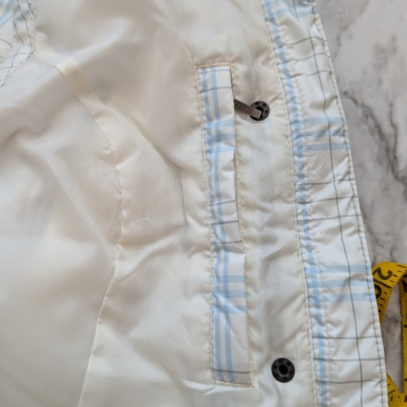 Women's Eddie Bauer Premium Goose Down Vest size Small Plaid Quilted Full Zip - Picture 10 of 10